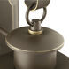 Quennel 2 Light 19 inch Antique Bronze Outdoor Wall Lantern, Medium