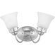 Clarence 2 Light 11.75 inch Polished Chrome Bath Vanity Wall Light