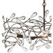 Trey 6 Light 43 inch Sunglow Bronze Linear Chandelier Ceiling Light