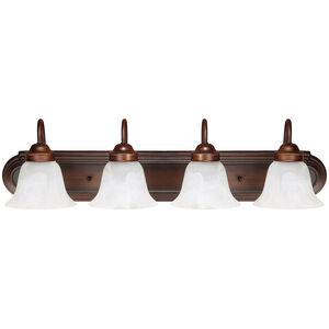Booker 4 Light 30 inch Burnished Bronze Vanity Light Wall Light