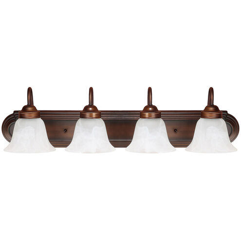 Booker 4 Light 30 inch Burnished Bronze Vanity Light Wall Light
