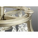 Wayland 3 Light 13.88 inch Silver Ridge Pendant Ceiling Light, Design Series