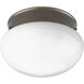 Ignatius 1 Light 7.5 inch Antique Bronze Flush Mount Ceiling Light