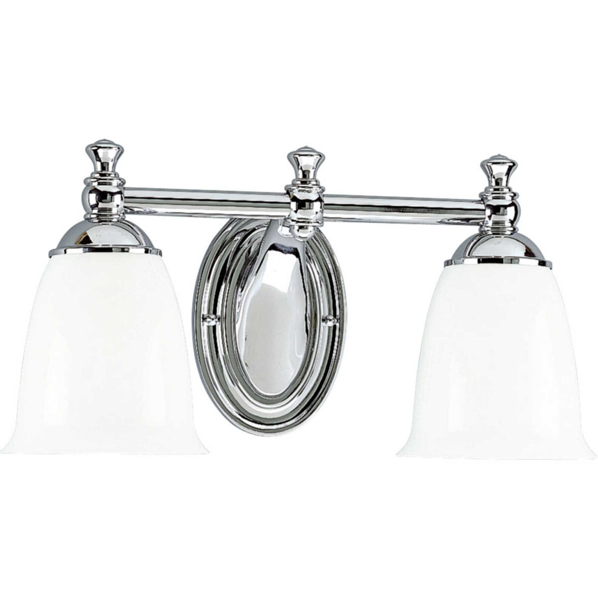 Juno 2 Light 17 inch Polished Chrome Bath Vanity Wall Light, Delta