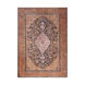 Ivory 35 X 24 inch Brick Red Rug, Rectangle