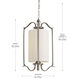Mark 1 Light 14.75 inch Brushed Nickel Pendant Ceiling Light, Large