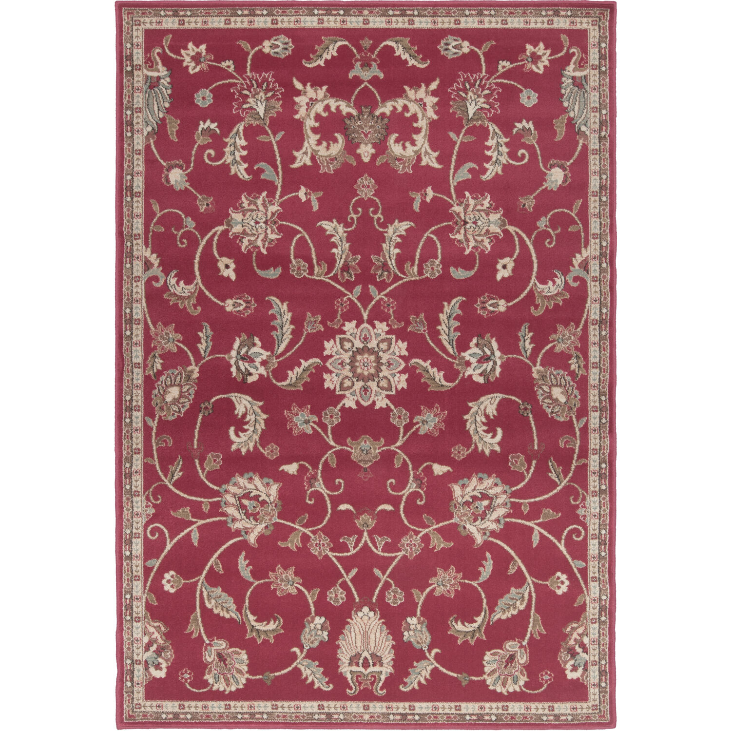 Musetta 39 X 24 inch Brick Red Rug, Rectangle