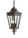 Quade 3 Light 9.5 inch Grecian Bronze Outdoor Hanging Lantern