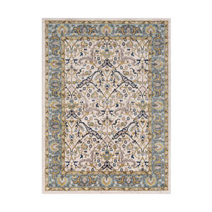 Macduff 35 X 24 inch Camel/Navy/Butter/Sky Blue/Ivory/Charcoal/White Rugs, Rectangle