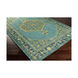 Luella 102 X 66 inch Emerald/Lime/Olive/Aqua/Dark Green/Light Gray Rugs, Wool