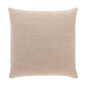 King 20 X 20 inch Taupe/Beige Pillow Cover