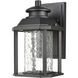 Latonia LED 10 inch Matte Black Outdoor Wall Sconce