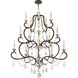 Carolus 15 Light 43 inch Parisian Bronze Chandelier Ceiling Light