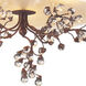 Ernestine 3 Light 16 inch Antique Darkwood Semi Flush Mount Ceiling Light