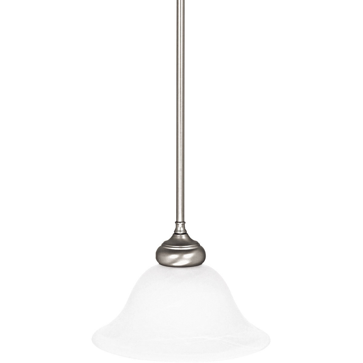 Booker 1 Light 10 inch Matte Nickel Pendant Ceiling Light