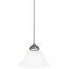 Booker 1 Light 10 inch Matte Nickel Pendant Ceiling Light