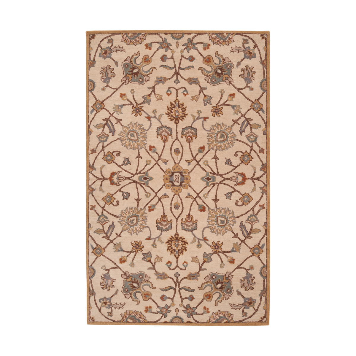 Edda 96 X 60 inch Tan Rug, Rectangle