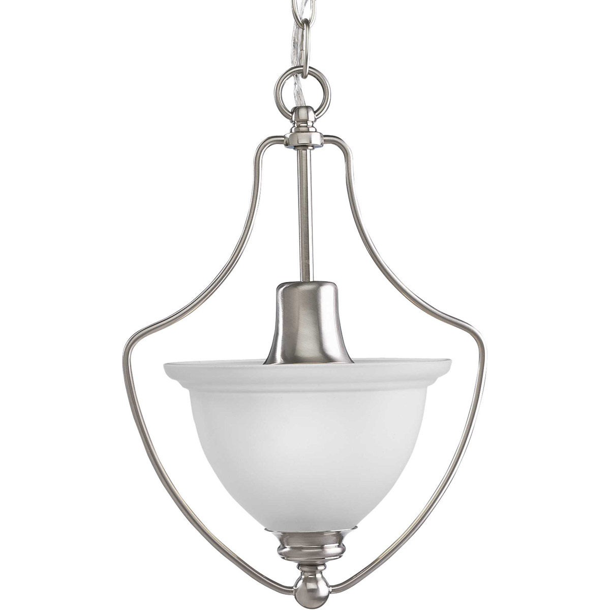 Beacher 1 Light 9.5 inch Brushed Nickel Foyer Pendant Ceiling Light