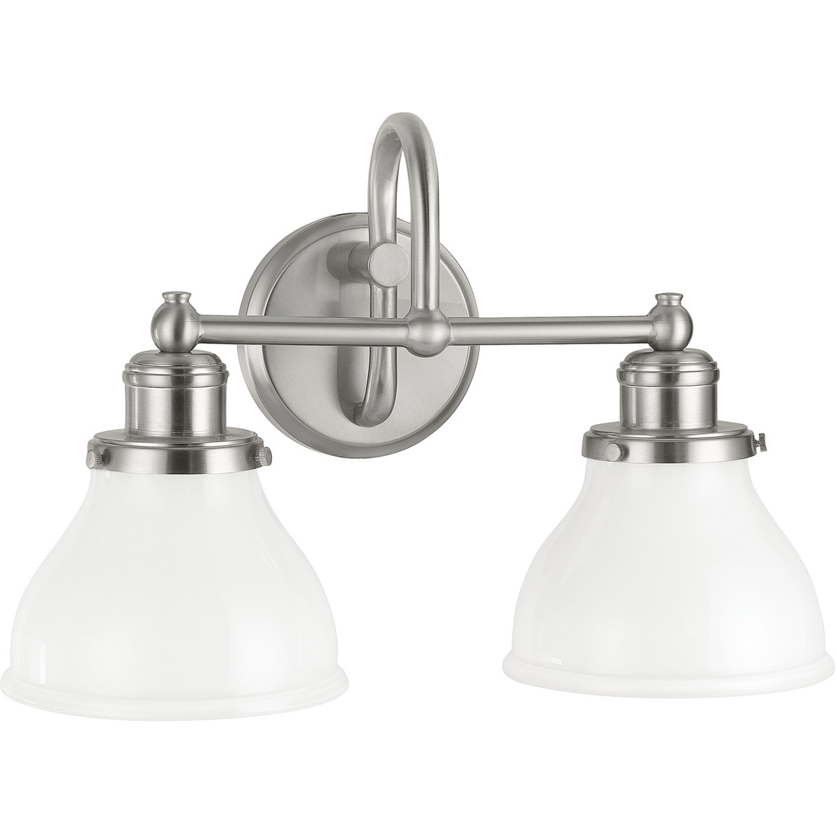 Felix 2 Light 16 inch Brushed Nickel Vanity Light Wall Light