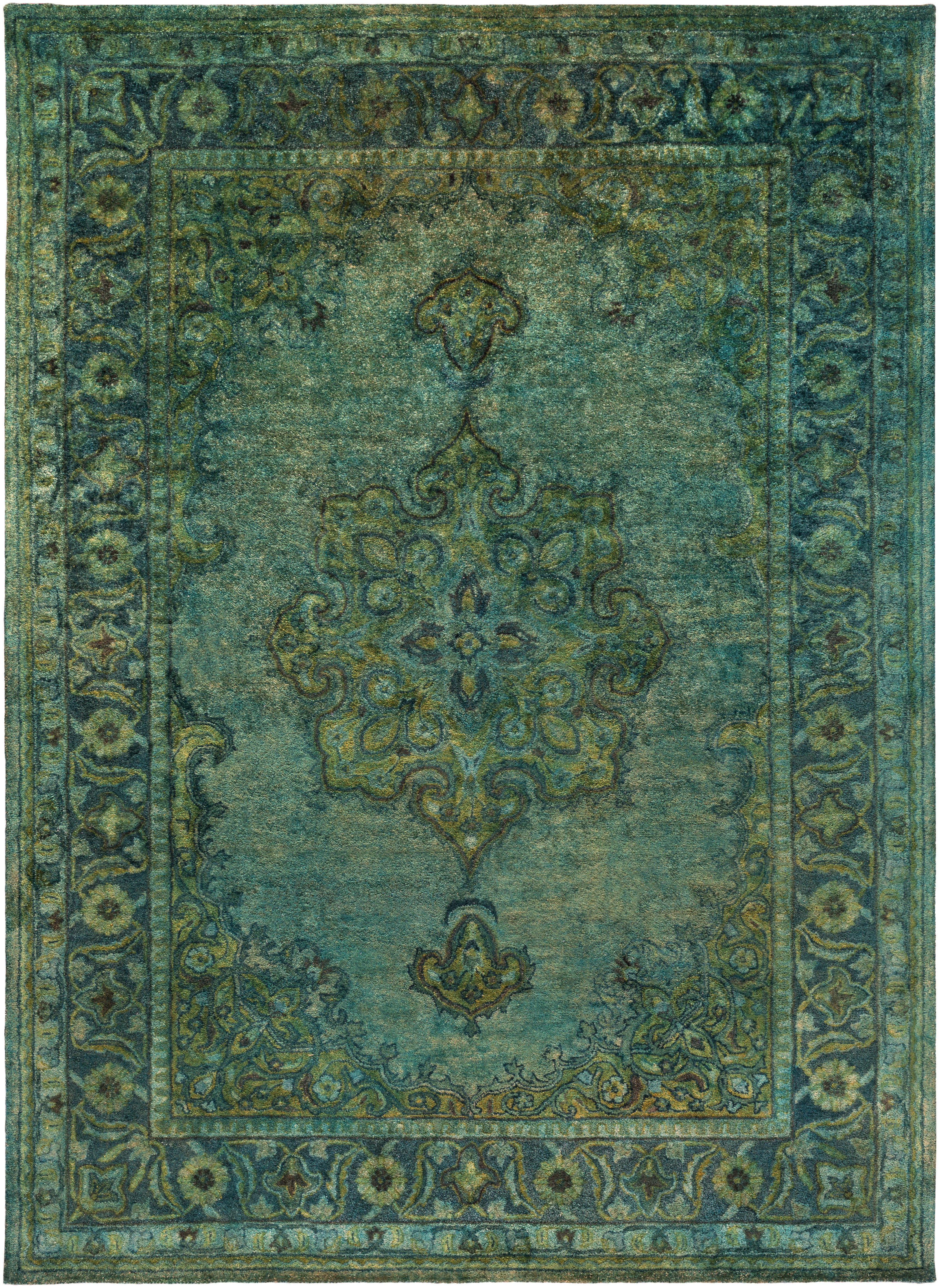 Tosca 132 X 96 inch Olive Rug, Rectangle