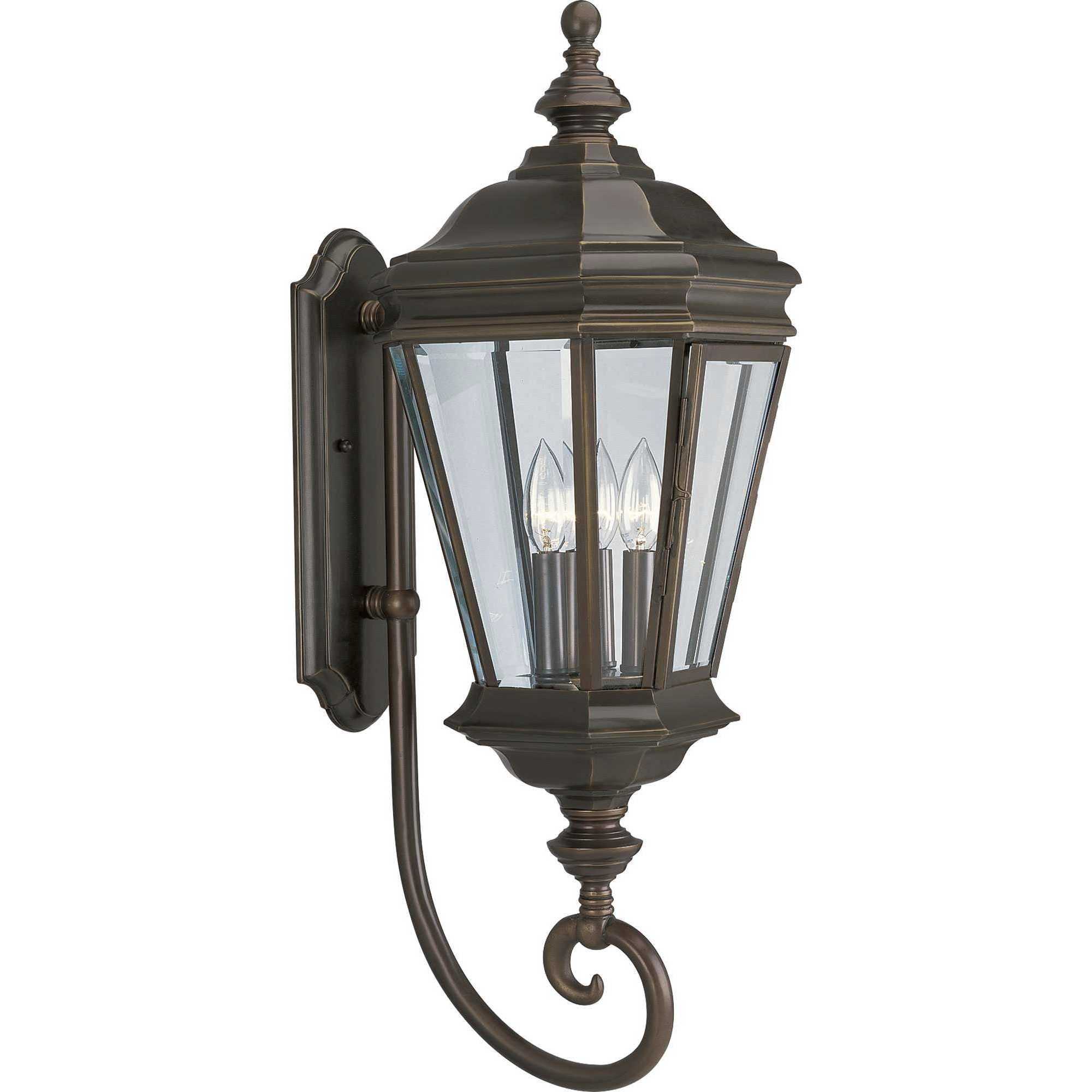Donato 3 Light 29 inch Oil Rubbed Bronze Outdoor Wall Lantern