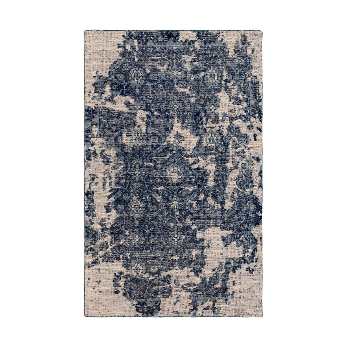 Vevina 132 X 96 inch Medium Gray/Navy/Cream Rugs