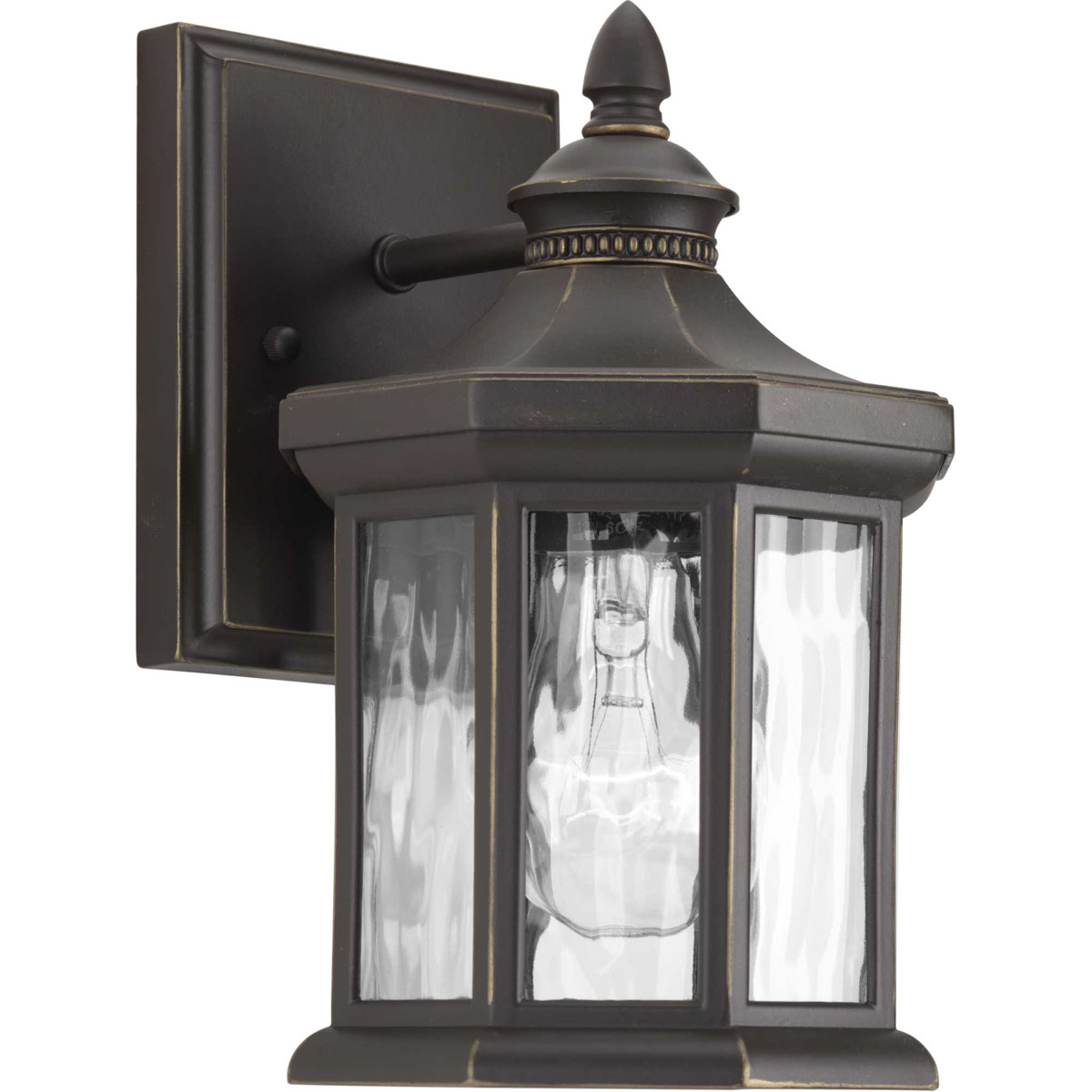 Shipley 1 Light 9 inch Antique Bronze Outdoor Wall Lantern, Small