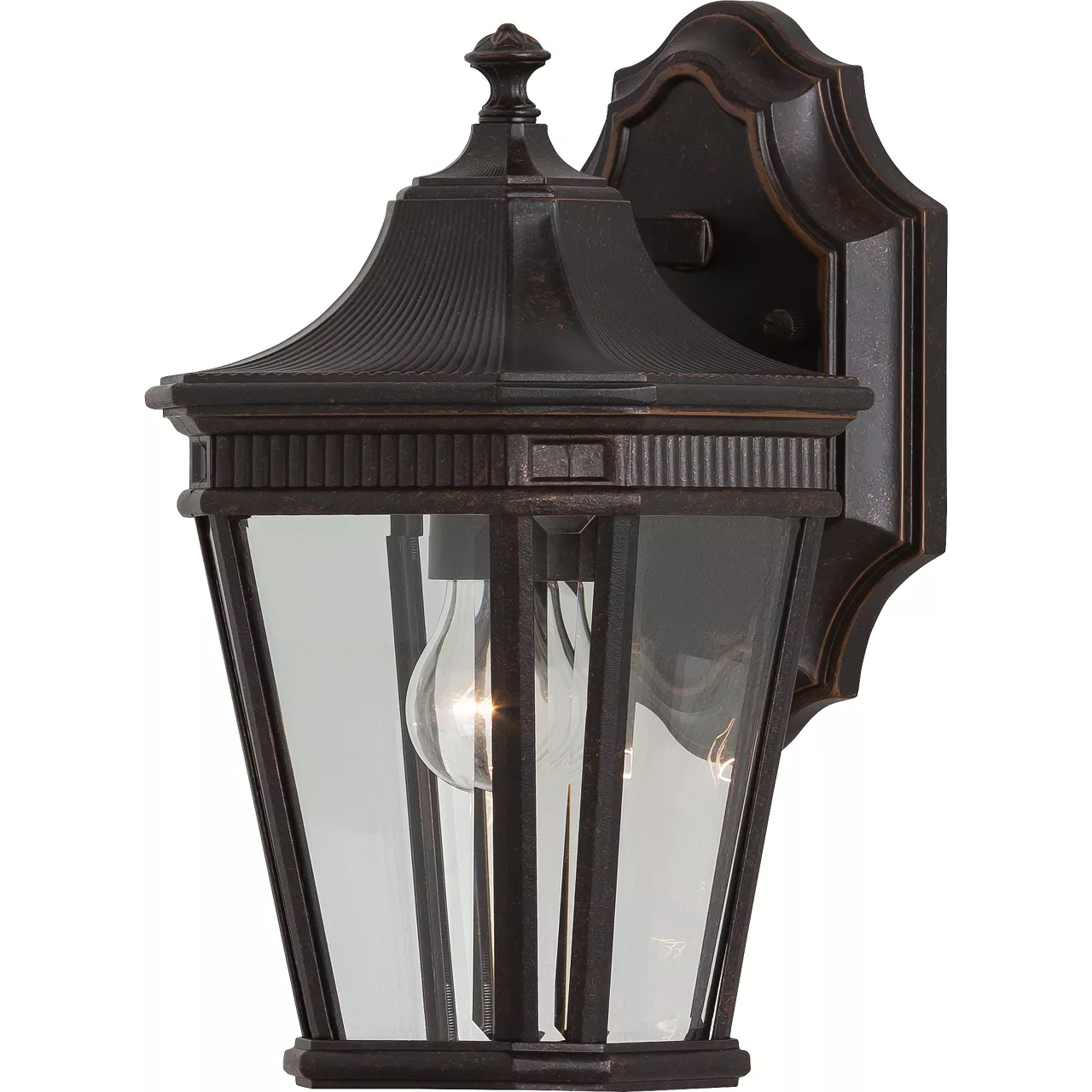 Quade 1 Light 11.5 inch Grecian Bronze Outdoor Wall Sconce