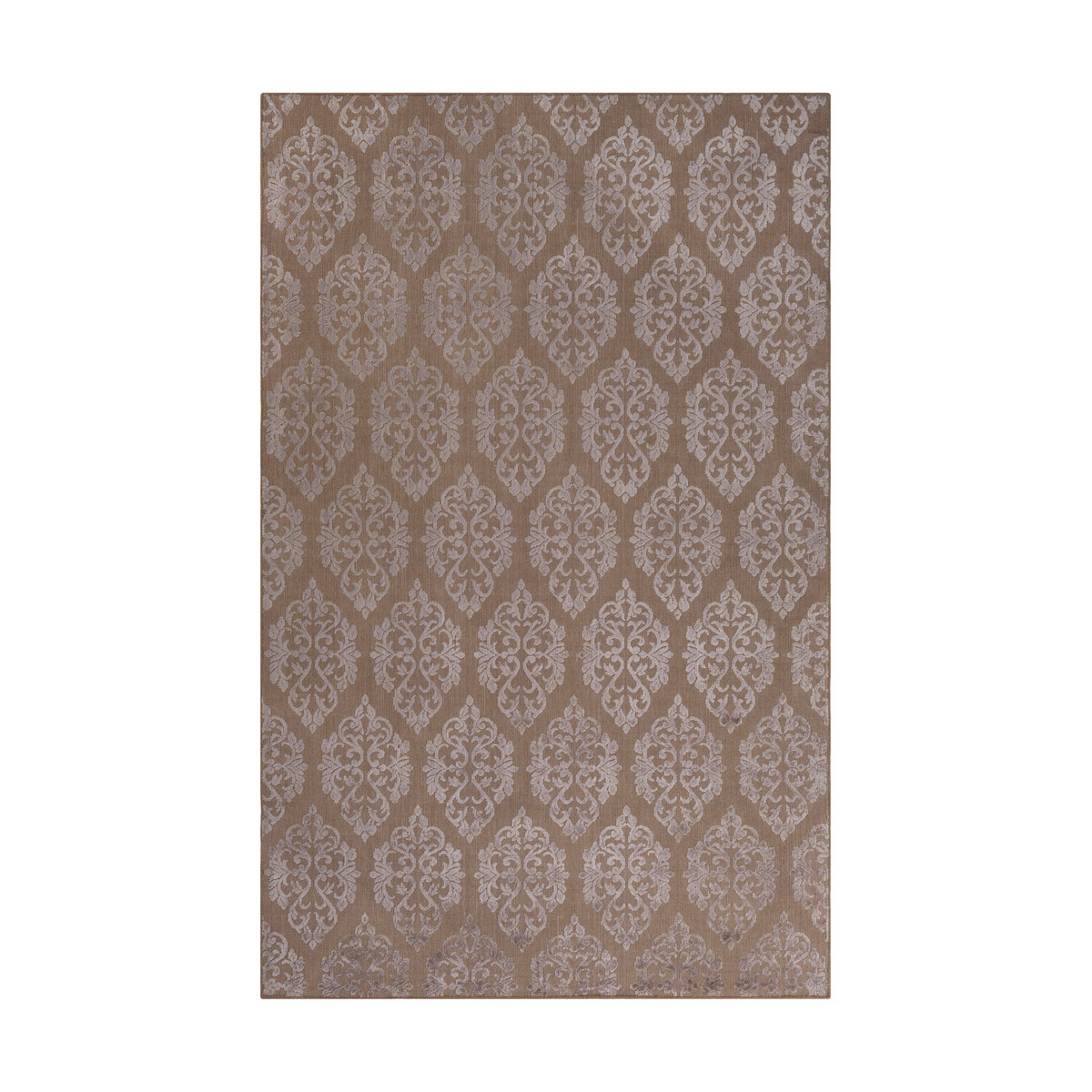 Norval 156 X 108 inch Tan/Light Gray Rugs, Viscose and Cotton