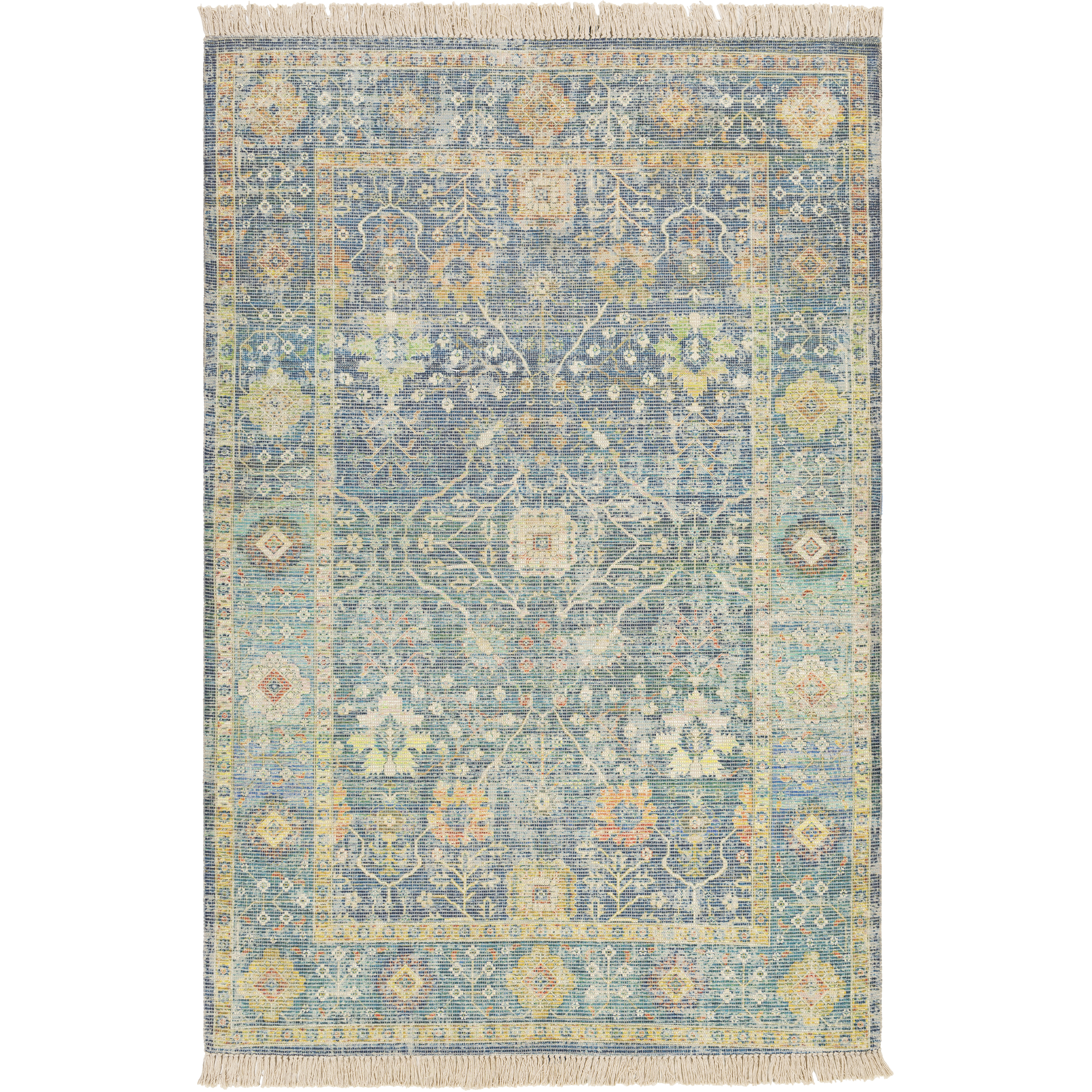 Sabene 48 X 27 inch Ink Blue Rug, Rectangle