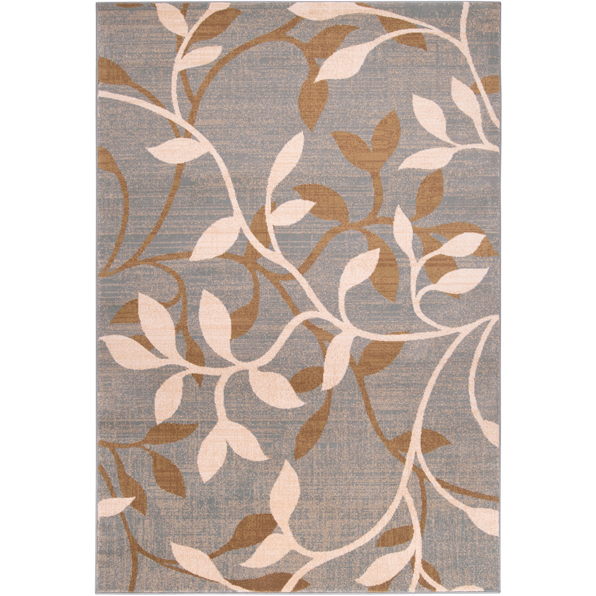 Musetta 91 X 63 inch Medium Gray/Dark Brown/Tan/Pear Rugs, Polypropylene