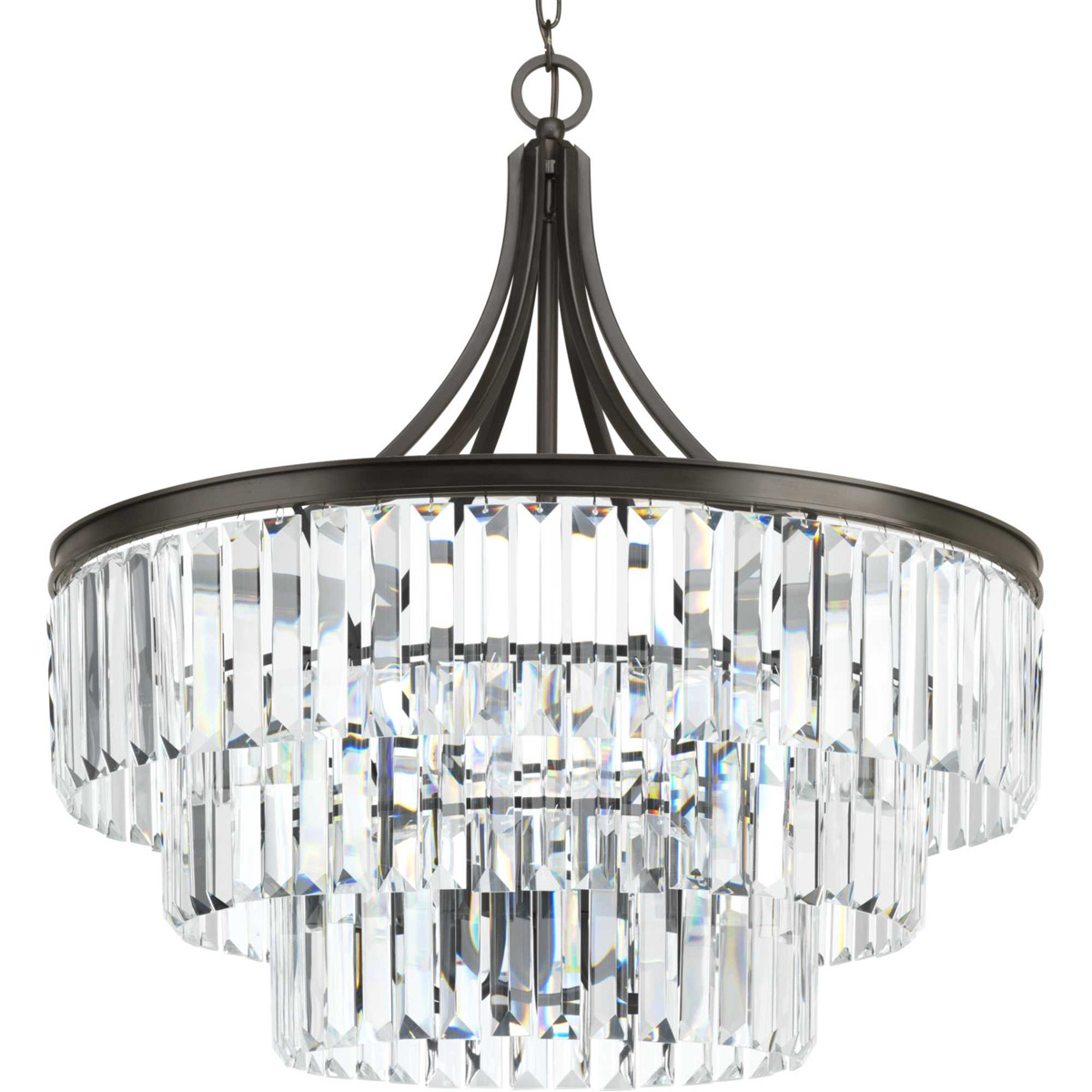 Benedict 6 Light 28 inch Antique Bronze Pendant Ceiling Light, Design Series