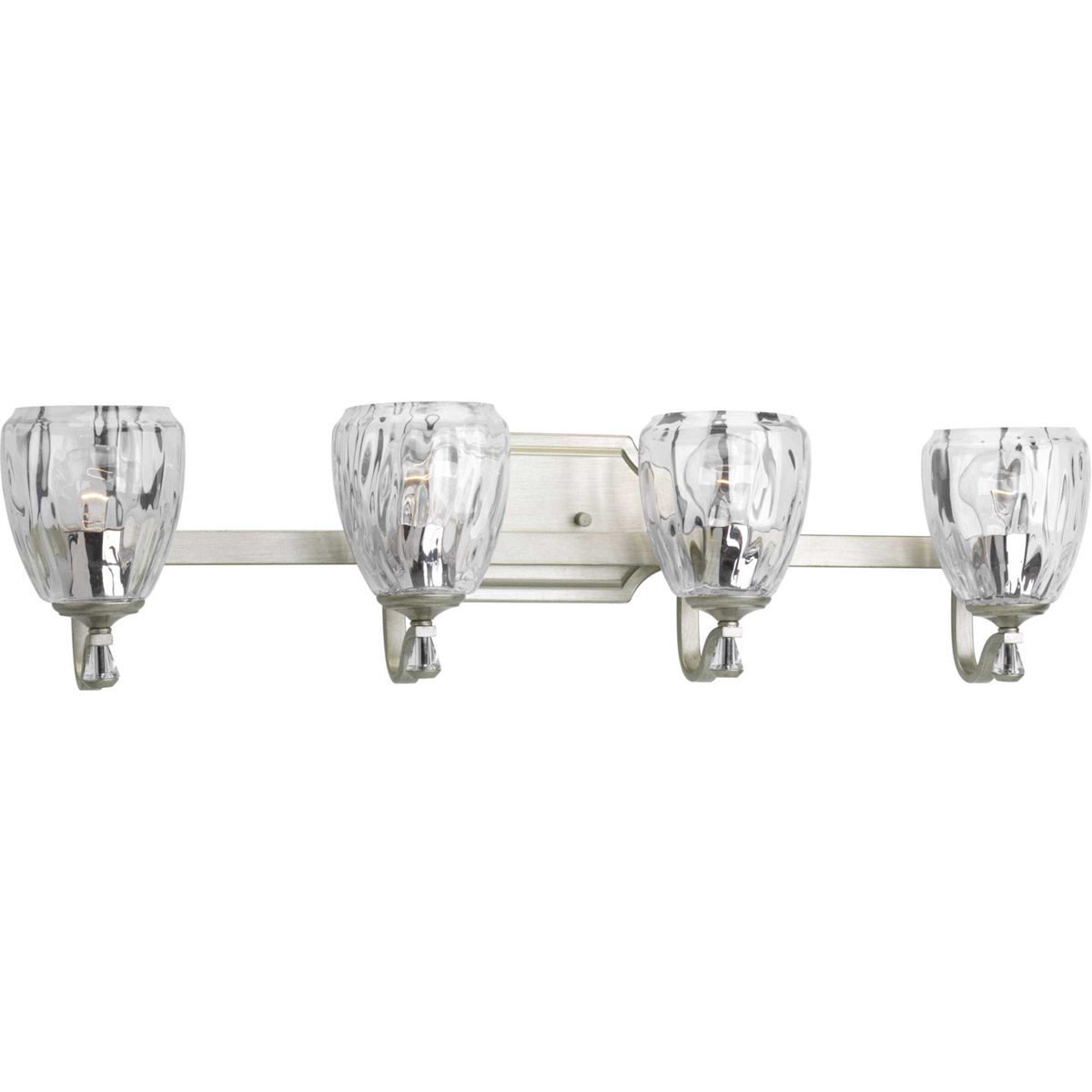 Kenley 4 Light 32 inch Silver Ridge Bath Vanity Wall Light