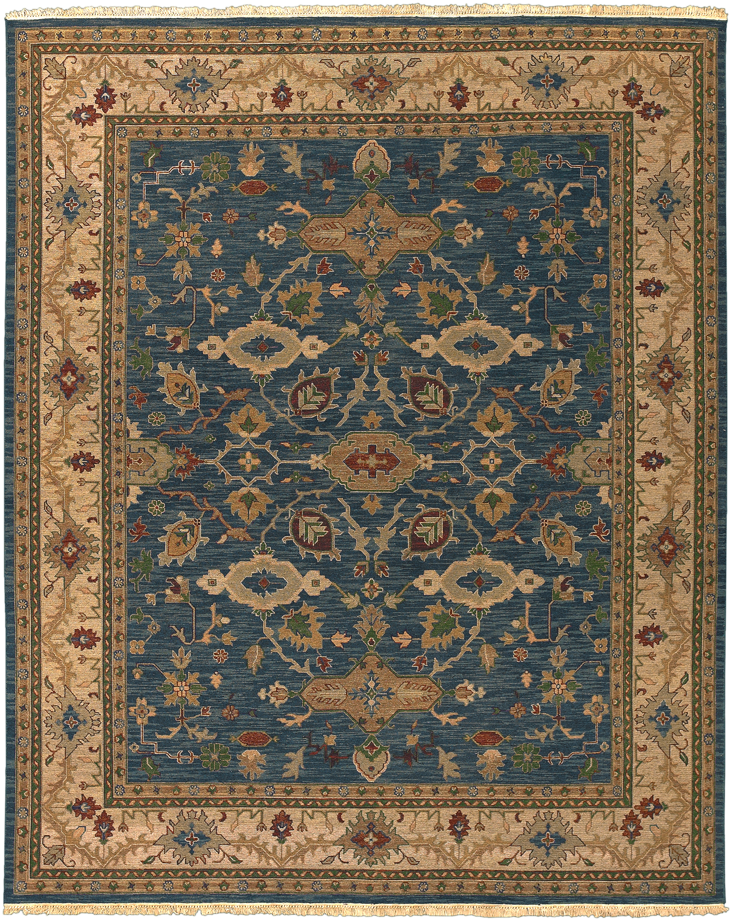 Nigel 120 X 96 inch Deep Teal Rug, Rectangle