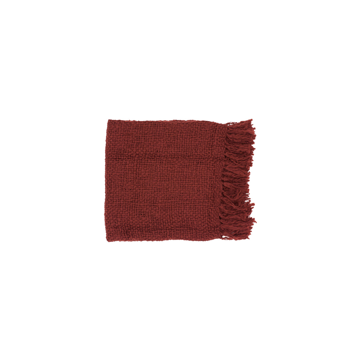 Feronia 71 X 51 inch Red Throw