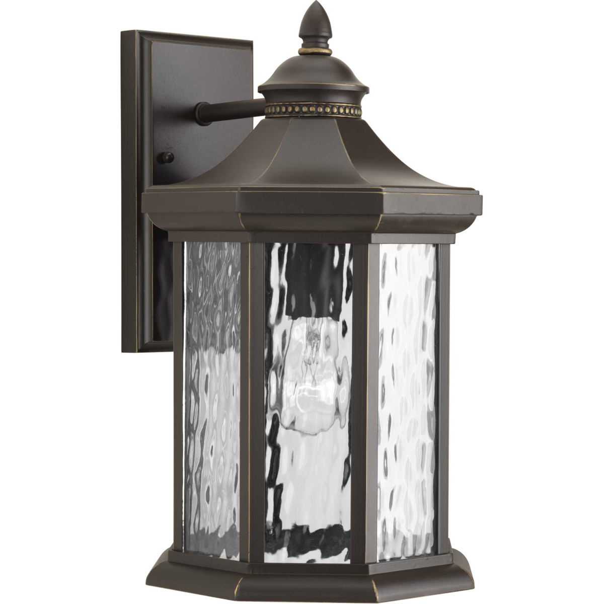 Shipley 1 Light 16 inch Antique Bronze Outdoor Wall Lantern, Large