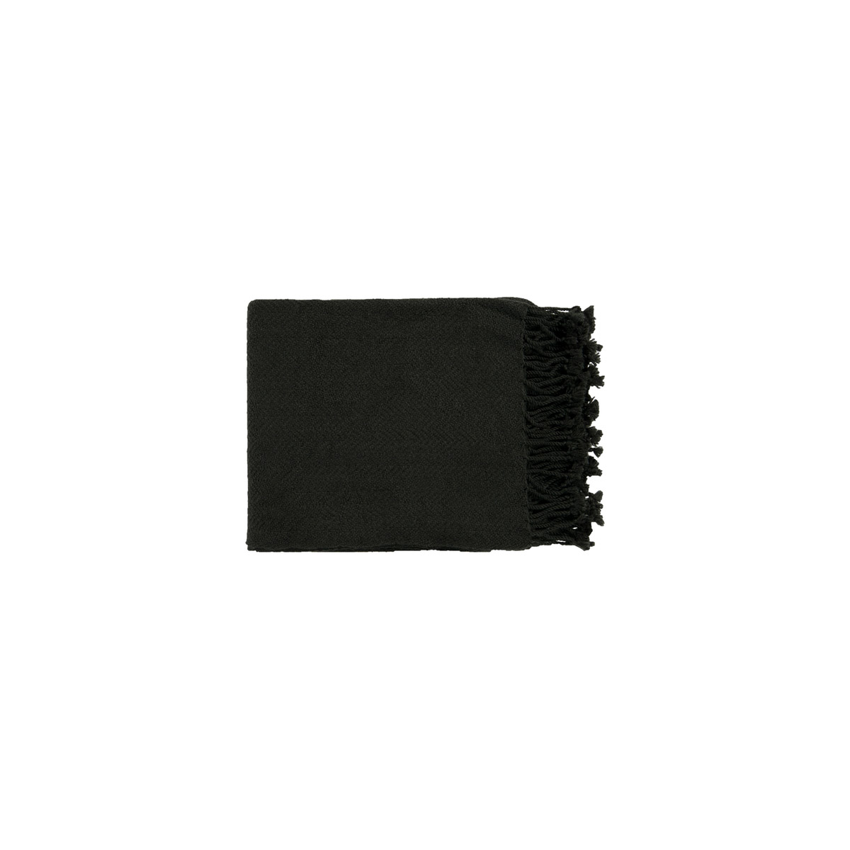 Donna 60 X 50 inch Black Throw