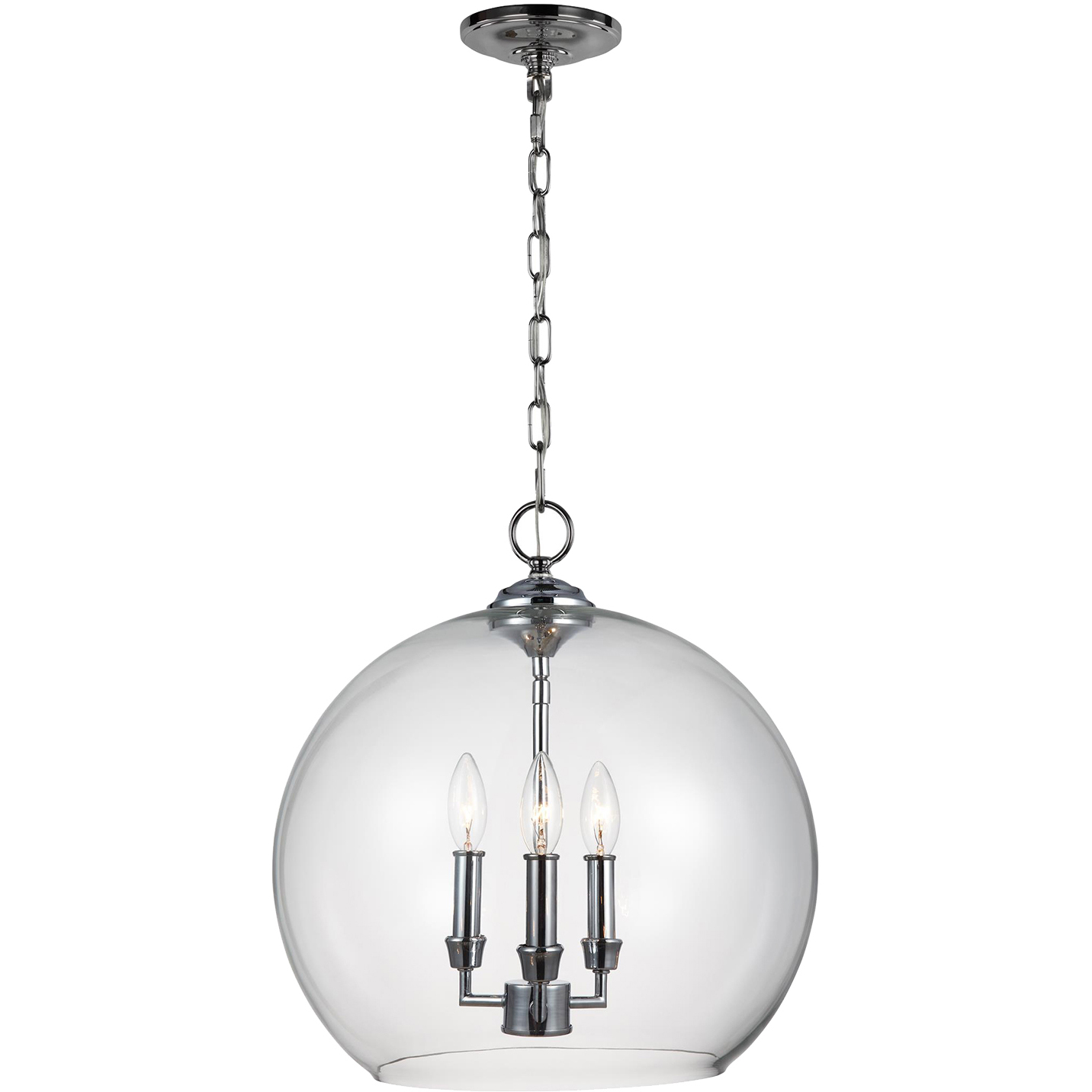 Konstance 3 Light 16 inch Chrome Pendant Ceiling Light
