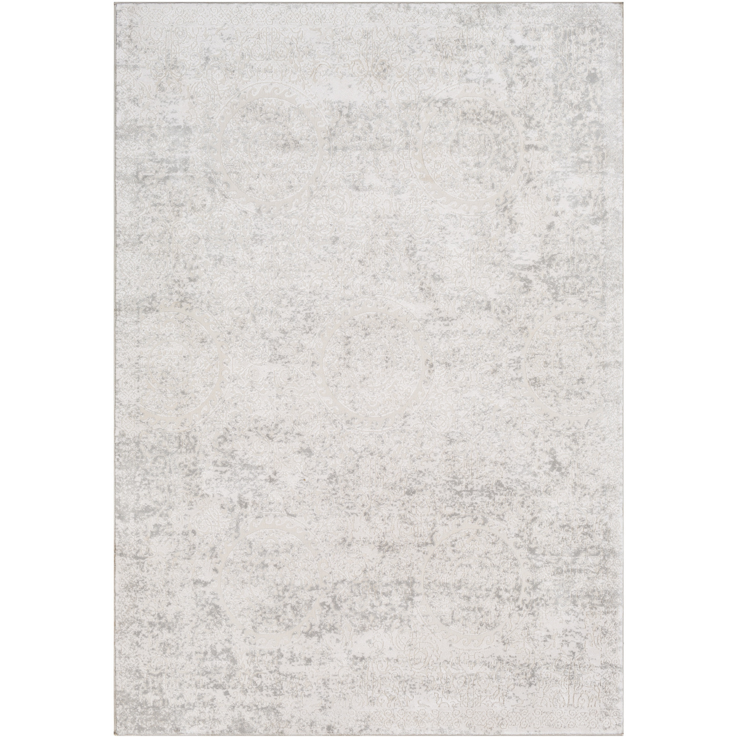 Ainsley 60 X 31 inch Light Gray Rug, Rectangle