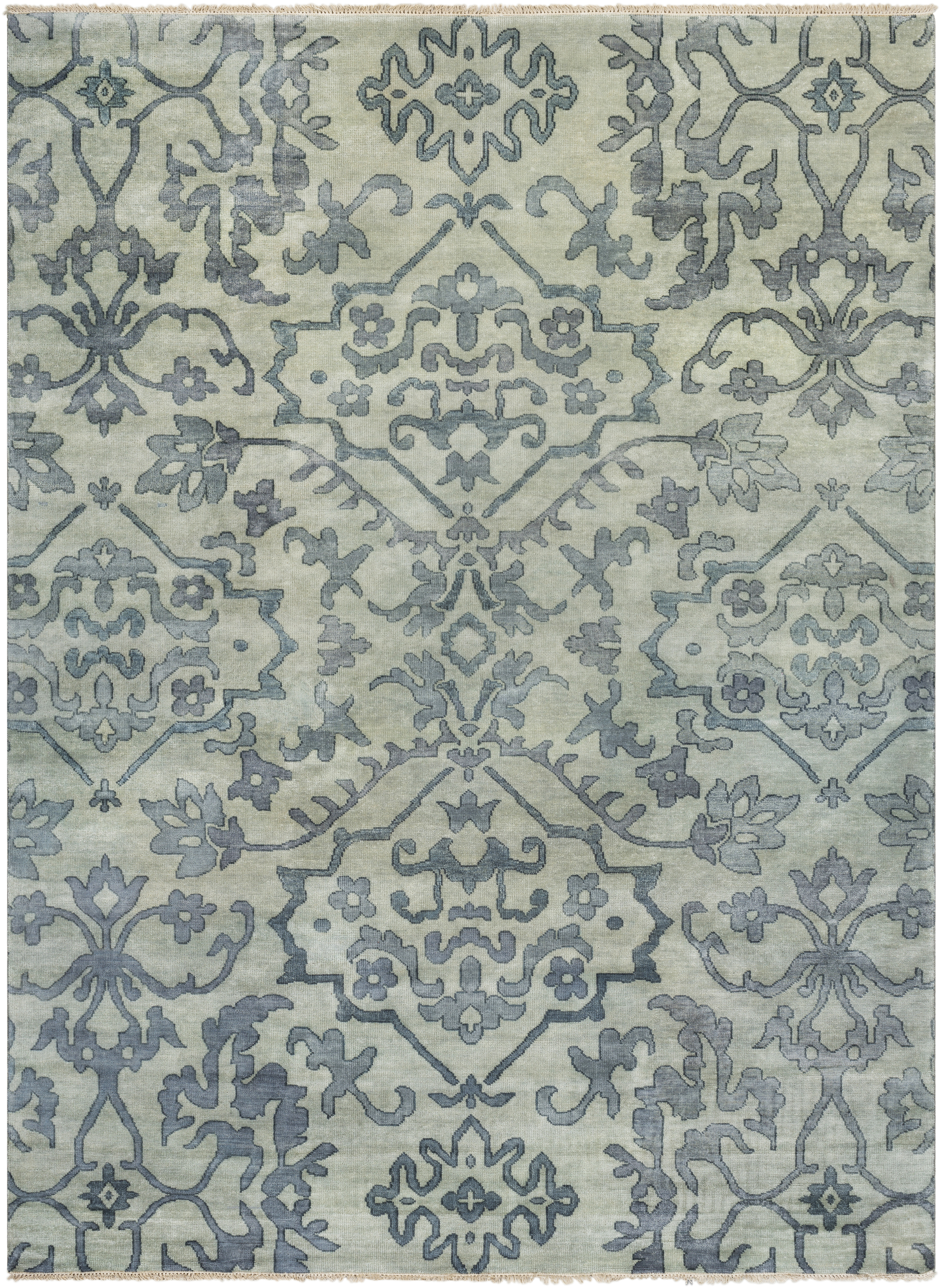 Fantasia 132 X 96 inch Blue Rug, Rectangle