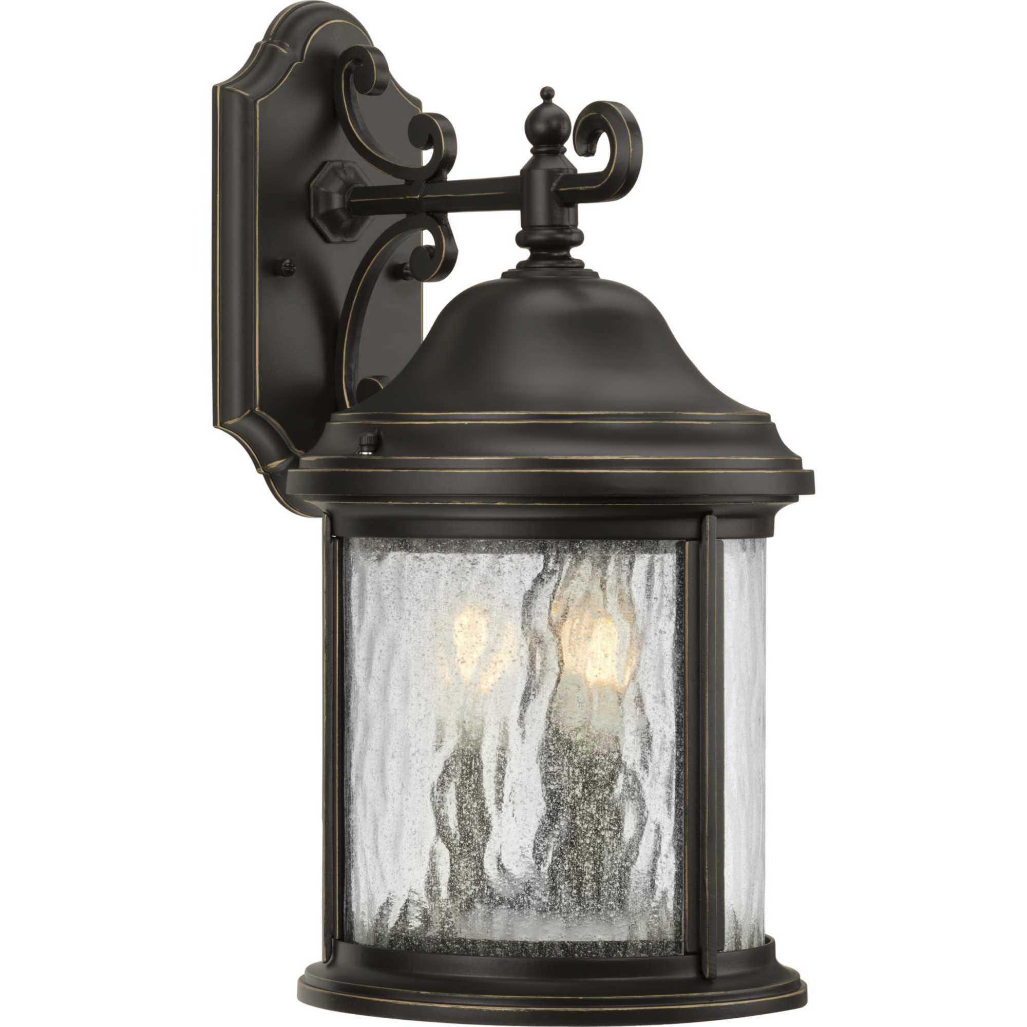 Renee 3 Light 17 inch Antique Bronze Outdoor Wall Lantern