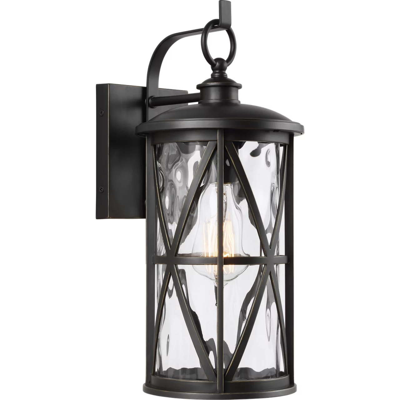 Morrison 1 Light 15.5 inch Antique Bronze Outdoor Wall Lantern