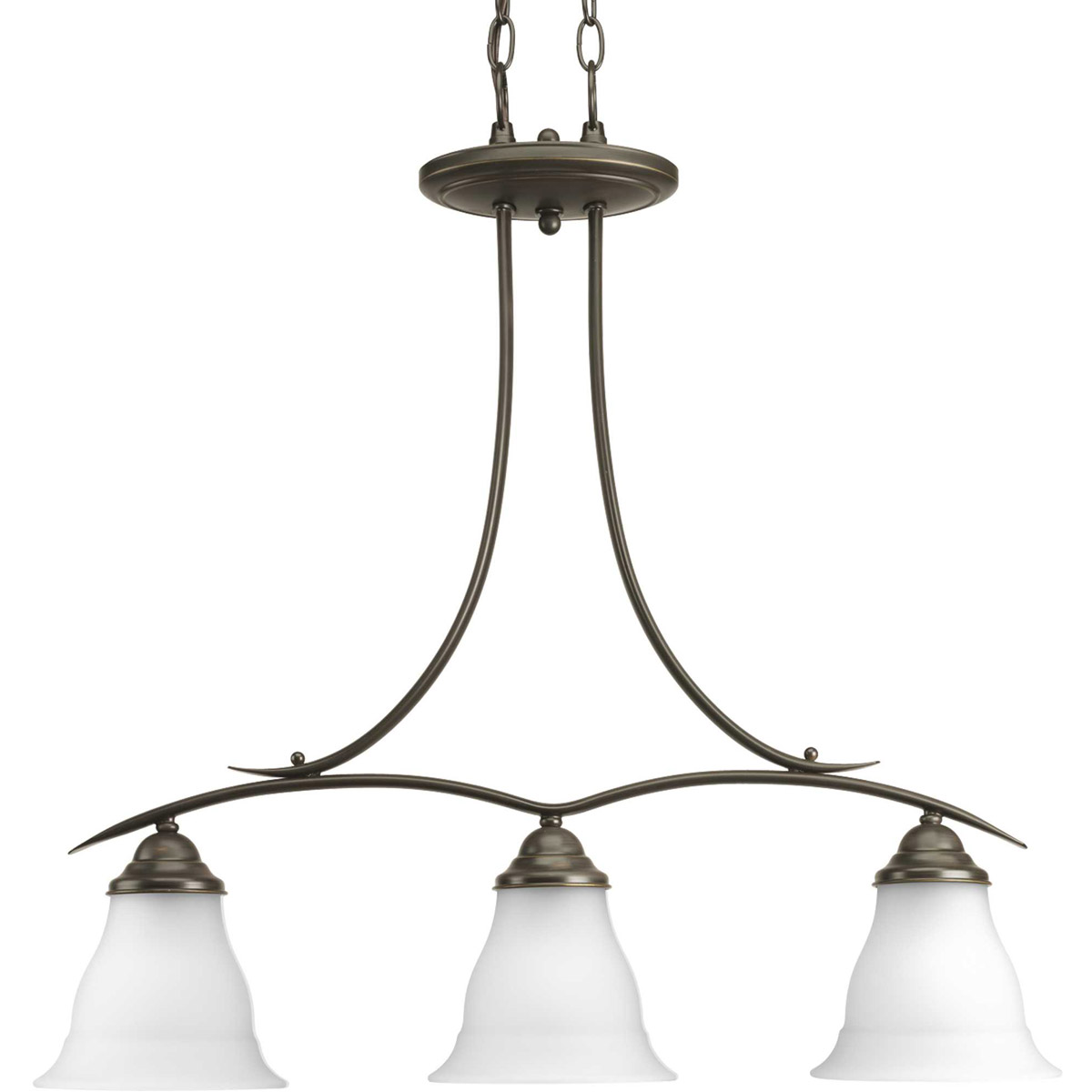 Nerissa 3 Light 6.5 inch Antique Bronze Chandelier Ceiling Light