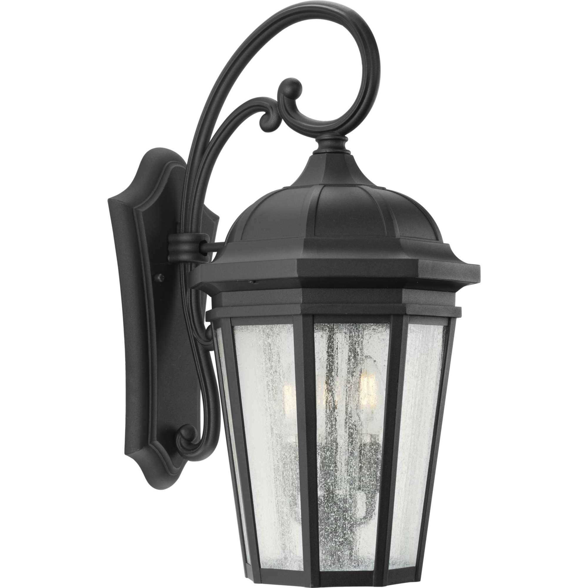 Gilford 3 Light 22 inch Textured Black Outdoor Wall Lantern, Large, Design Series