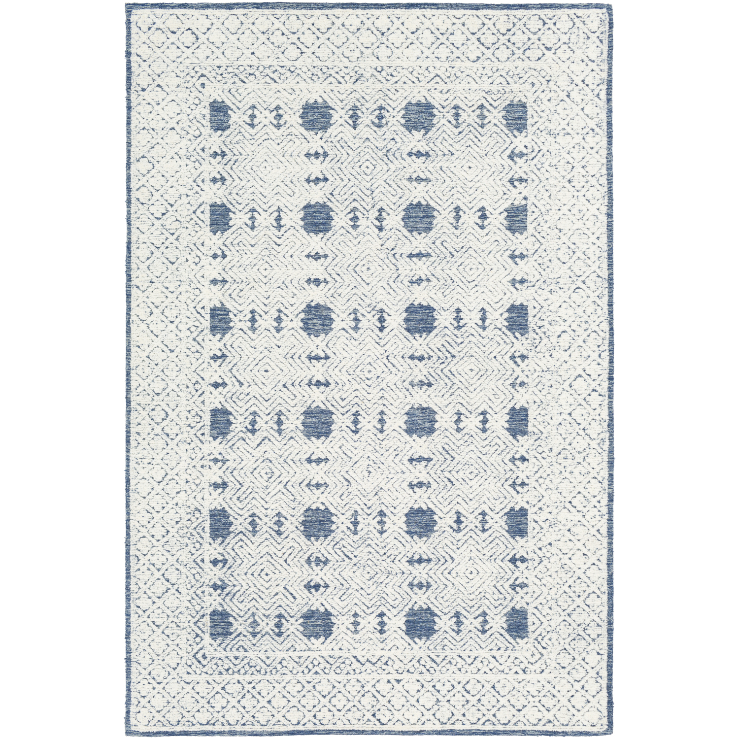 Ellen 168 X 120 inch Dark Blue Rug, Rectangle