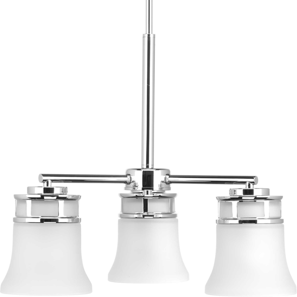 Read 3 Light 21 inch Polished Chrome Chandelier Ceiling Light