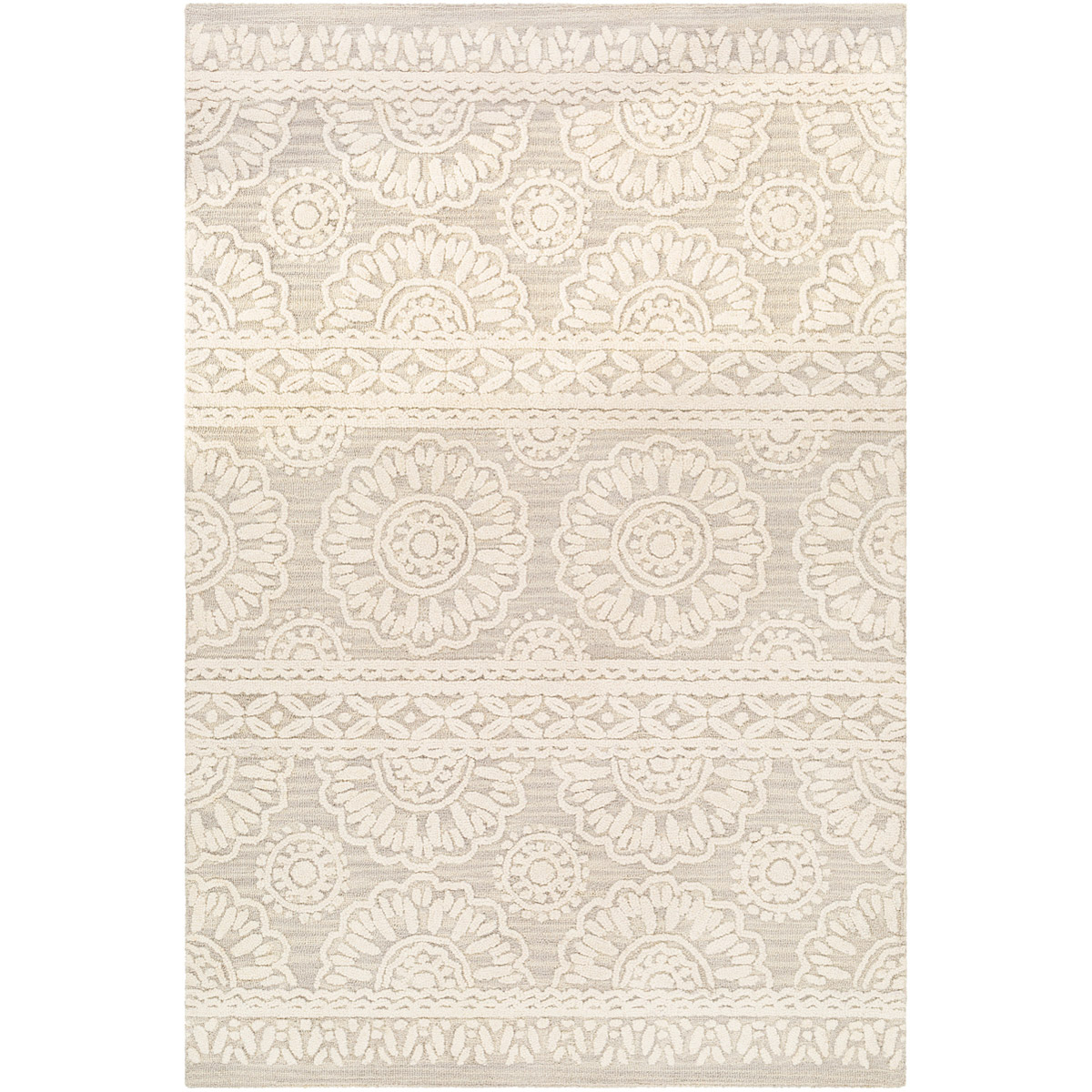 Scott 144 X 106 inch Medium Gray Rug, Rectangle