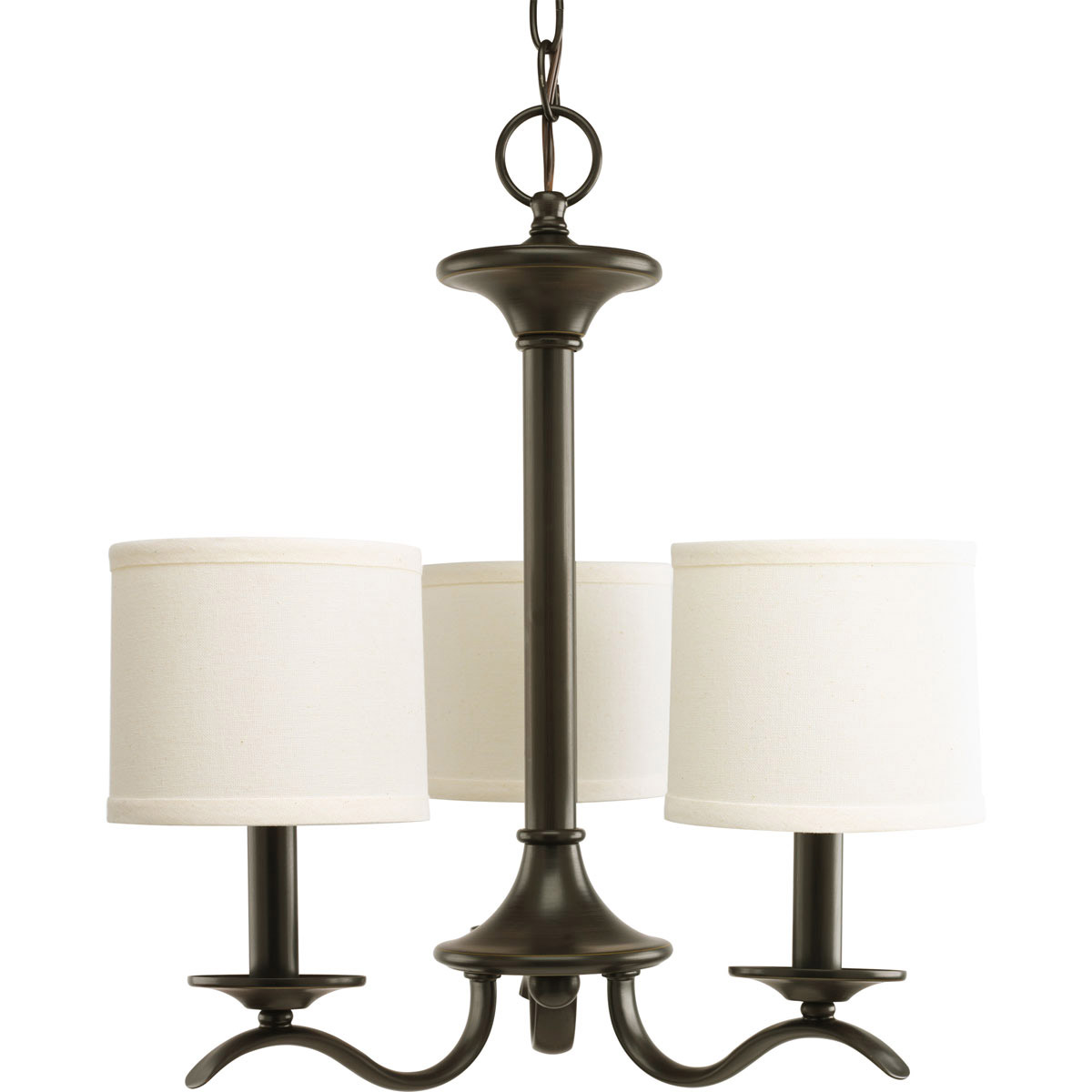 Mark 3 Light 16 inch Antique Bronze Chandelier Ceiling Light