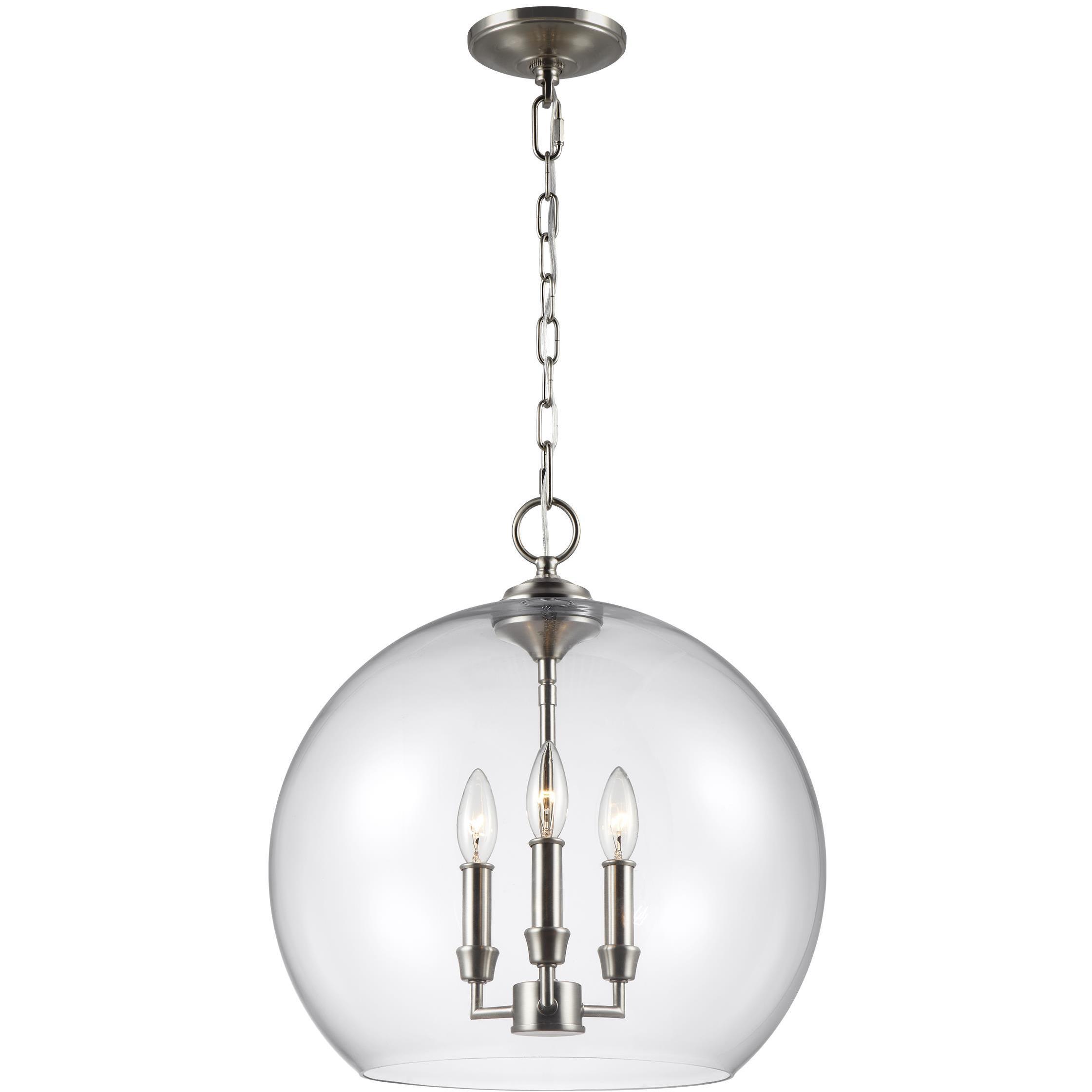 Konstance 3 Light 16 inch Satin Nickel Pendant Ceiling Light