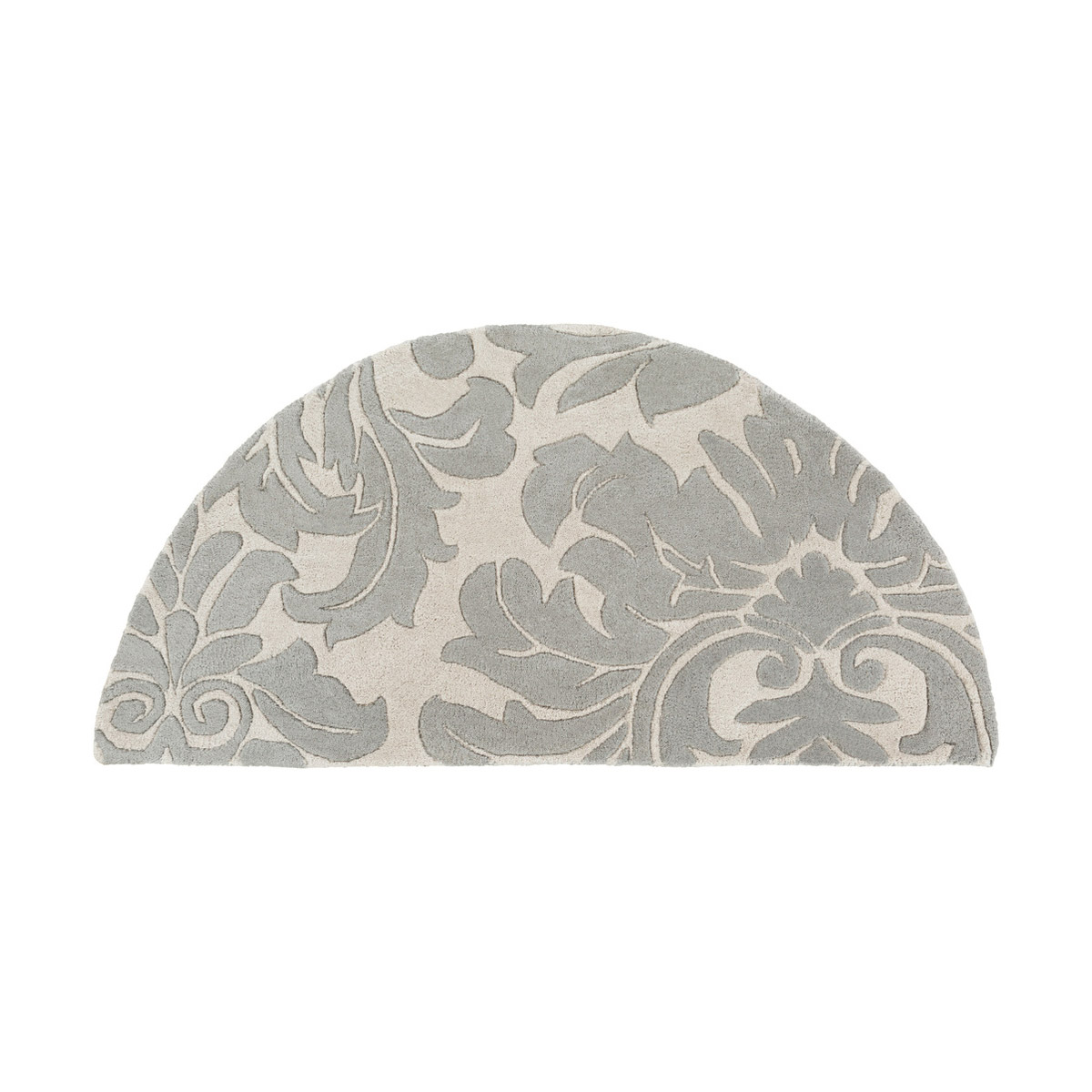 Magna 48 X 24 inch Medium Gray/Cream Rugs, Wool